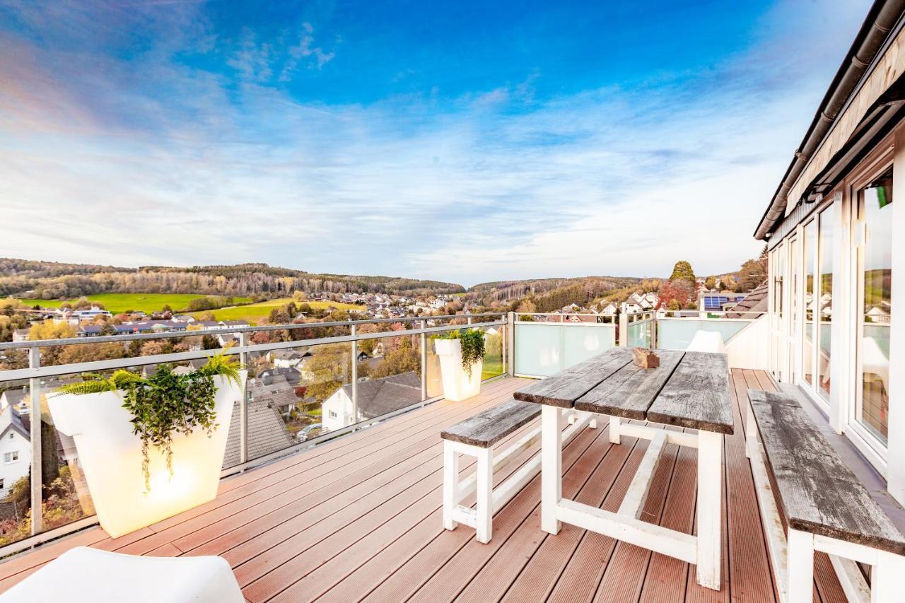 Architektenwohnungen Mit Panoramablick Bei Koeln Lindlar Kültér fotó