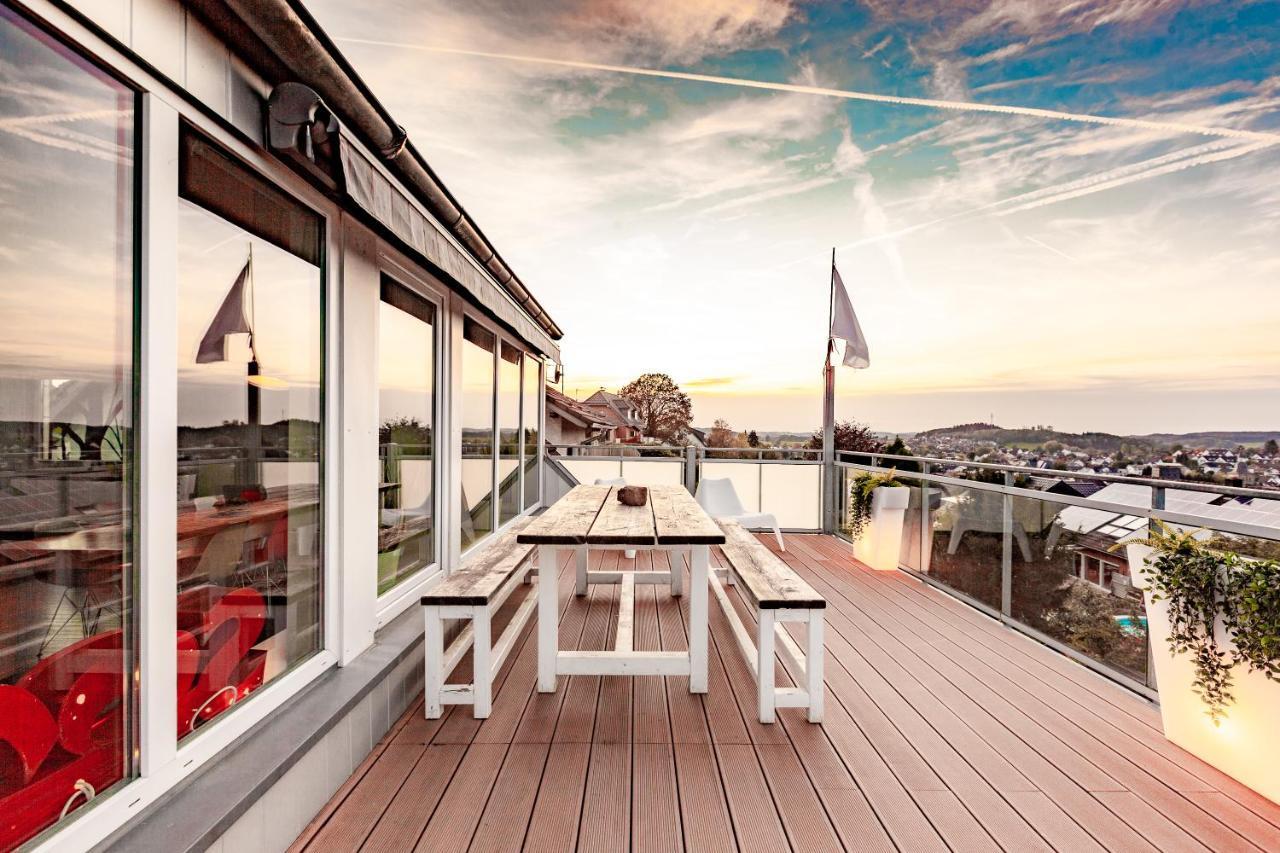 Architektenwohnungen Mit Panoramablick Bei Koeln Lindlar Kültér fotó