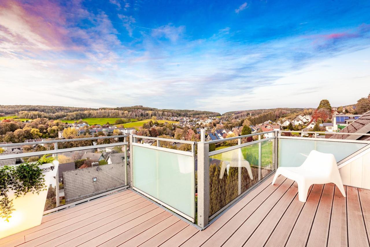 Architektenwohnungen Mit Panoramablick Bei Koeln Lindlar Kültér fotó