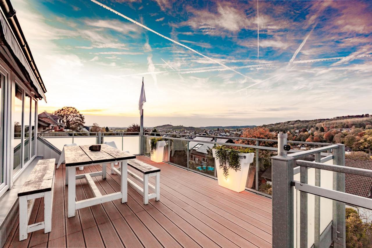 Architektenwohnungen Mit Panoramablick Bei Koeln Lindlar Kültér fotó